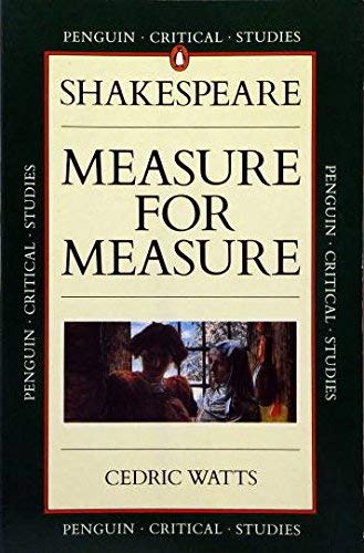 Beispielbild fr Critical Studies: Measure For Measure zum Verkauf von WorldofBooks