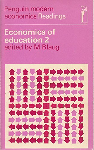 Beispielbild fr Economics of Education 2. zum Verkauf von Plurabelle Books Ltd