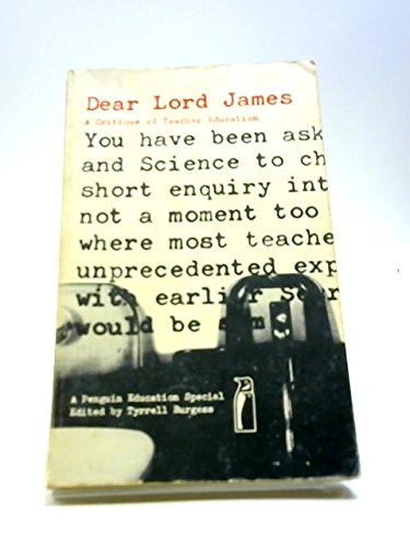 Stock image for Dear Lord James (Penguin education specials) for sale by Kennys Bookstore