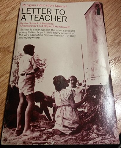 Stock image for Letter To A Teacher - By the School of Barbiana for sale by LowKeyBooks