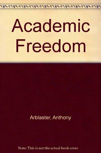 Stock image for Academic Freedom for sale by WorldofBooks