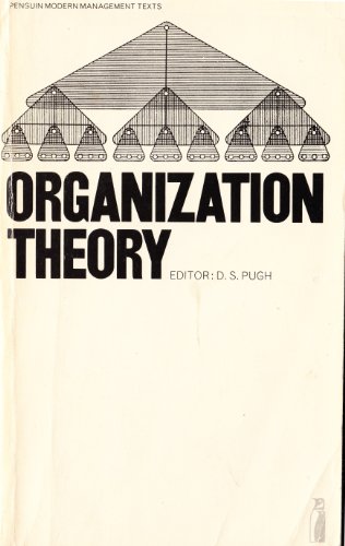 Imagen de archivo de Organization Theory a la venta por Better World Books