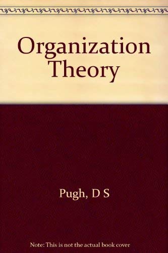 Stock image for Organization Theory for sale by The Yard Sale Store