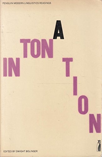 Stock image for Intonation : Selected Readings for sale by Better World Books