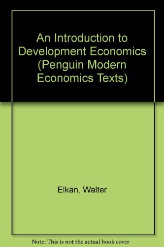 An introduction to development economics (Penguin education) (9780140807479) by [???]