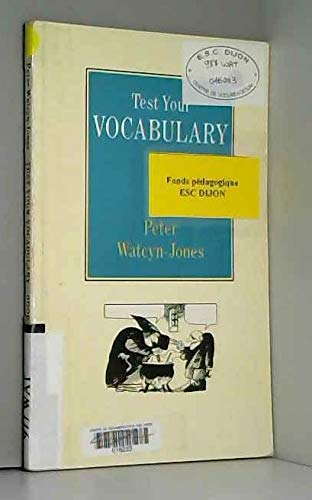 Beispielbild fr Test Your Vocabulary: Bk. 3 (English Language Teaching S.) zum Verkauf von WorldofBooks