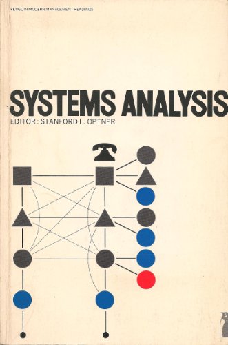 Stock image for Systems Analysis for sale by Better World Books