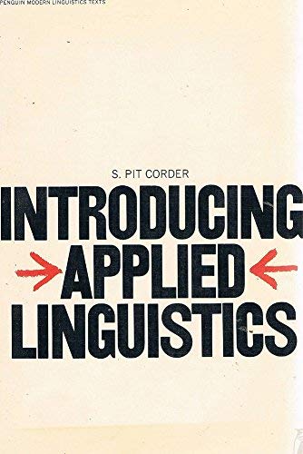 Imagen de archivo de Introducing Applied Linguistics (Penguin modern linguistics texts) a la venta por Books Unplugged