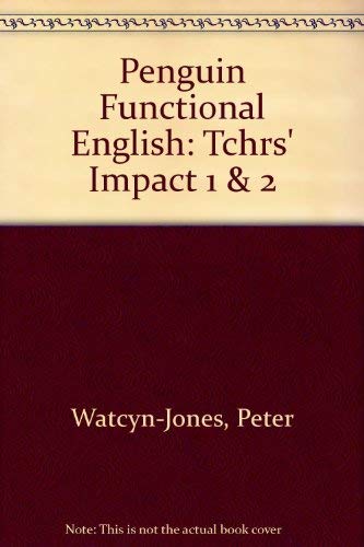 Stock image for Tchrs' (Impact 1 & 2) (Penguin functional English) for sale by AwesomeBooks