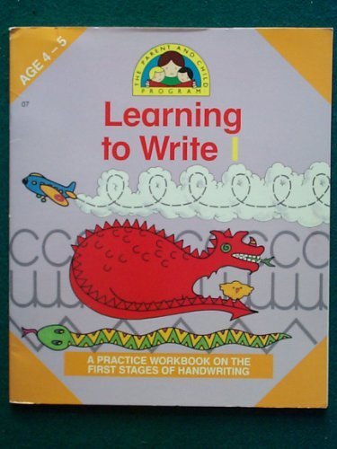 Stock image for Learning to Write 1 (Parent and Child Program Workbook) for sale by Wonder Book