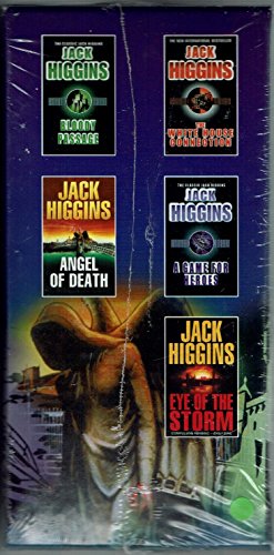 Stock image for THE CLASSIC JACK HIGGINS COLLECTION OF 5 BOOKS BOX SET ; BLOODY PASSAGE, ANGEL OF DEATH, THE WHITE HOUSE CONNECTION. EYE OF THE STORM AND A GAME FOR HEROES RRP £35.99 for sale by WorldofBooks