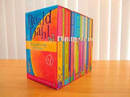 Stock image for 15 BOOK BOX SET (in Slipcase) - Roald Dahl Novels, Includes Matilda, Witches, The Twits, Fantastic Mr Fox, Charlie & the Chocolate Factory, Georges Marvellous Medicine, The BFG, Danny the Champion of the World. for sale by G. & J. CHESTERS