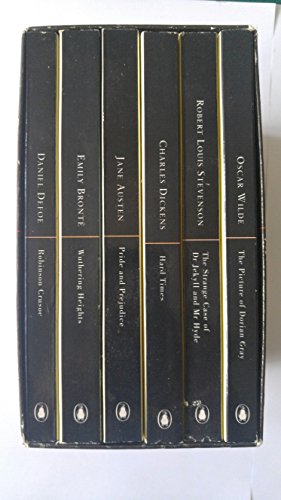 Beispielbild fr Penguin Classics: Millennium- Robinson Crusoe / Pride and Prejudice / Wuthering Heights / Hard Times / Dr.Jekyll and Mr.Hyde / The Picture of Dorian Gray zum Verkauf von Book Deals