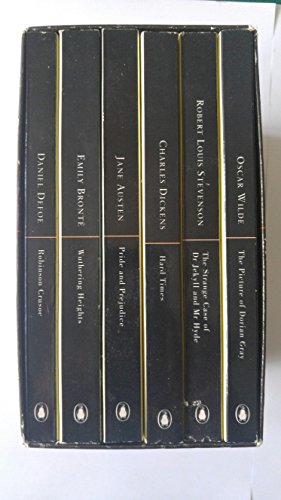 Stock image for " Penguin Classics" Millennium Mixed Giftset: "Robinson Crusoe", "Pride and Prejudice", "Wuthering Heights", "Hard Times", "Dr.Jekyll and Mr.Hyde", "Picture of Dorian Gray" (Penguin Classics S.) for sale by WorldofBooks