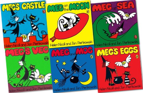 Imagen de archivo de Meg and Mog 6 books Collection RRP: 29.94 - Meg's Eggs, Meg's Castle, Meg at Sea, Meg on the Moon, Meg and Mog, Meg's Veg [Paperback] a la venta por Alexander's Books