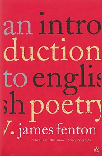 Stock image for An Introduction to English Poetry for sale by WorldofBooks
