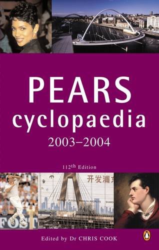 Beispielbild fr Pears Cyclopaedia 2003-2004 zum Verkauf von WorldofBooks