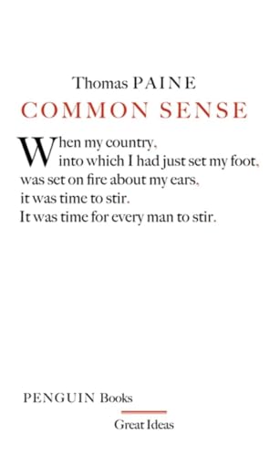 9780141018904: Common Sense: Thomas Paine (Penguin Great Ideas)