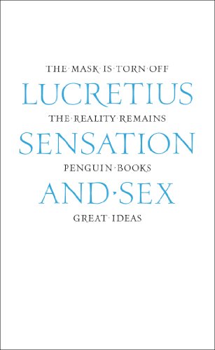 Stock image for Lucretius Sensation and Sex for sale by Better World Books: West