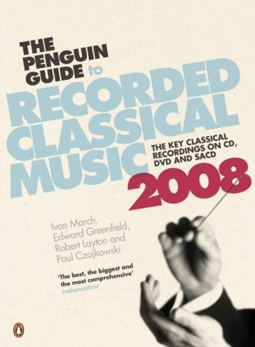 9780141033365: The Penguin Guide to Recorded Classical Music 2008