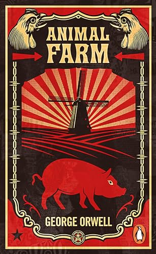 Stock image for Animal Farm: The dystopian classic reimagined with cover art by Shepard Fairey (Penguin Essentials, 94) for sale by WorldofBooks