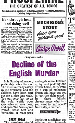 9780141191263: Decline of the English Murder: George Orwell (Penguin Great Ideas)
