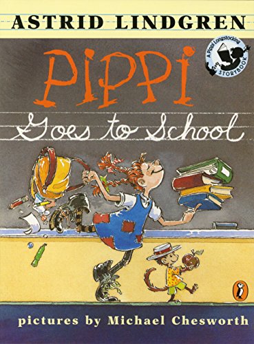 Beispielbild für Pippi Goes to School zum Verkauf von Discover Books