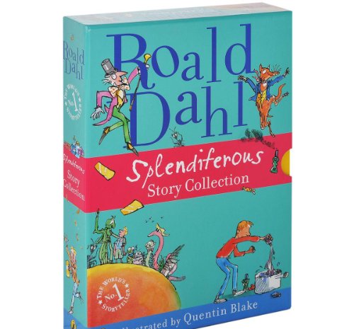 Beispielbild fr Roald Dahl Splendiferous Story Collection Boxed Set: 4 Books Full-Color Illustrations, James and the Giant Peach, Fantastic Mr. Fox, Charlie and the Chocolate Factory, Georges Marvellous Medicine zum Verkauf von Goodwill Books