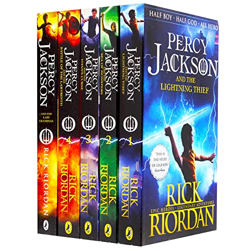 9780141362694: Percy Jackson 5 Books Collection Set Pack The Lightning Thief New