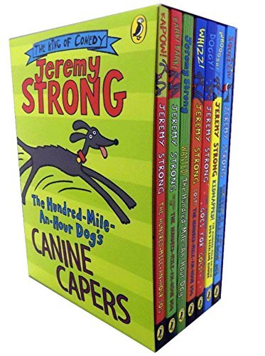 Stock image for Jeremy Strong Hundred Mile An Hour The Dogs Collection 7 Books Box Gift Set Pack (The Hundred-Mile-an-Hour Dog, Return of the Hundred-Mile-an-Hour Dog, Lost The Hundred-Mile-An-Hour Dog. for sale by GoldenDragon