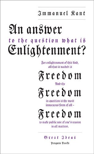 9780141399294: An Answer to the Question: 'What is Enlightenment?' (Penguin Books Great Ideas)