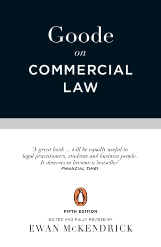 Imagen de archivo de Goode on Commercial Law a la venta por medimops