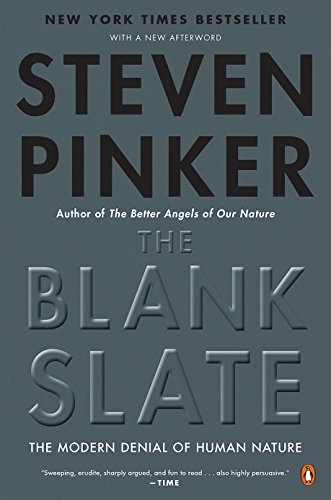 Beispielbild fr The Blank Slate: The Modern Denial of Human Nature zum Verkauf von BooksRun
