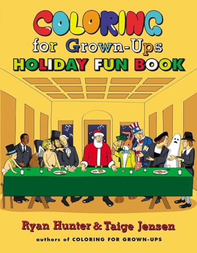 9780142180686: Coloring for Grown-Ups Holiday Fun Book