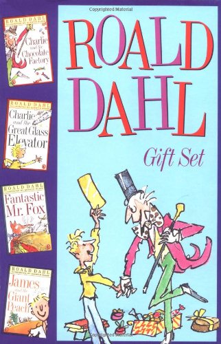 9780142400944: Roald Dahl Gift Set: Charlie and the Chocolate Factory, Charlie and the Great Glass Elevator, Fantastic Mr. Fox, & James and the Giant Peach