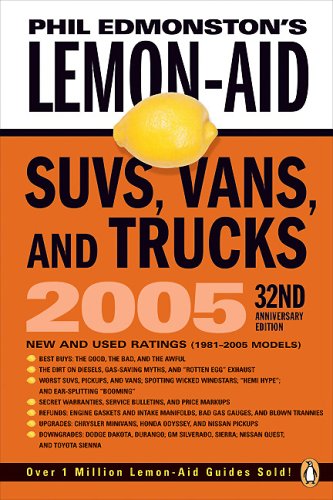 9780143016380: Lemon Aid Guide 2005 : New and Used SUVs, Trucks, and Vans