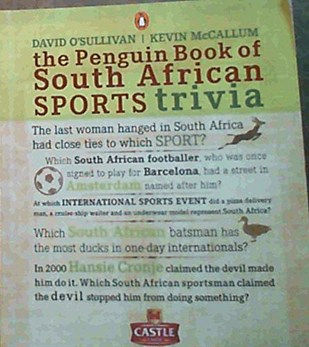 Stock image for The Penguin Book of South African Sports Trivia for sale by Chapter 1