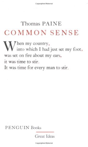 Stock image for Common Sense (Penguin Great Ideas) for sale by Jenson Books Inc
