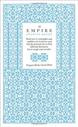 Beispielbild fr Of Empire (Penguin Great Ideas) zum Verkauf von Books From California