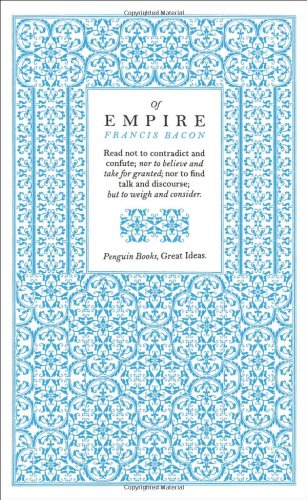 Imagen de archivo de Of Empire (Penguin Great Ideas) a la venta por Wonder Book