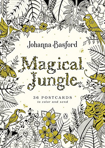 Stock image for Magical Jungle: 36 Postcards to Color and Send for sale by KuleliBooks