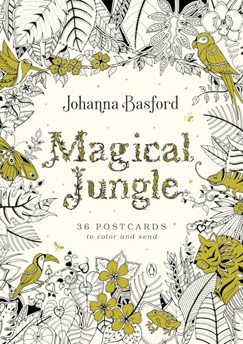 

Magical Jungle: 36 Postcards to Color and Send [Soft Cover ]