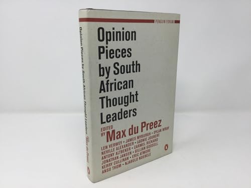 Beispielbild fr Opinion Pieces by South African Thought Leaders zum Verkauf von ThriftBooks-Dallas