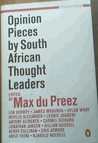 Imagen de archivo de Opinion Pieces by South African Thought Leaders a la venta por ThriftBooks-Dallas
