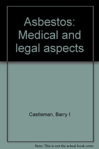 9780150042914: Asbestos: Medical and legal aspects
