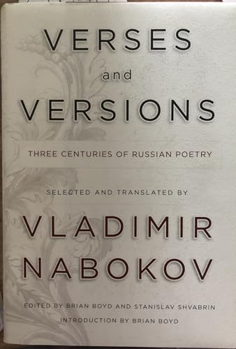 9780151012640: Verses and Versions: Three Centuries of Russian Poetry
