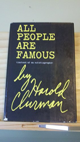 Stock image for All People Are Famous: Instead of an Autobiography for sale by ThriftBooks-Dallas