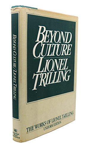 9780151119875: Beyond Culture: Essays on Literature and Learning