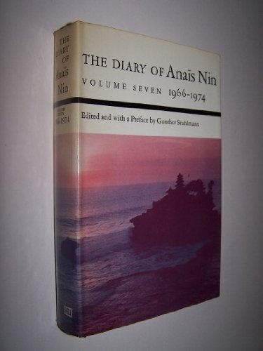 Stock image for The Diary of Anais Nin: 1966-1974 for sale by Midtown Scholar Bookstore