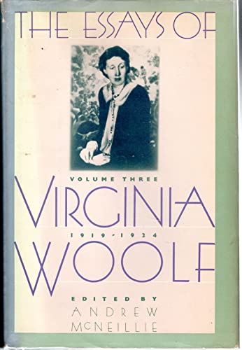 Stock image for The Essays of Virginia Woolf, Vol. 3: 1919-1924 for sale by GoldenWavesOfBooks